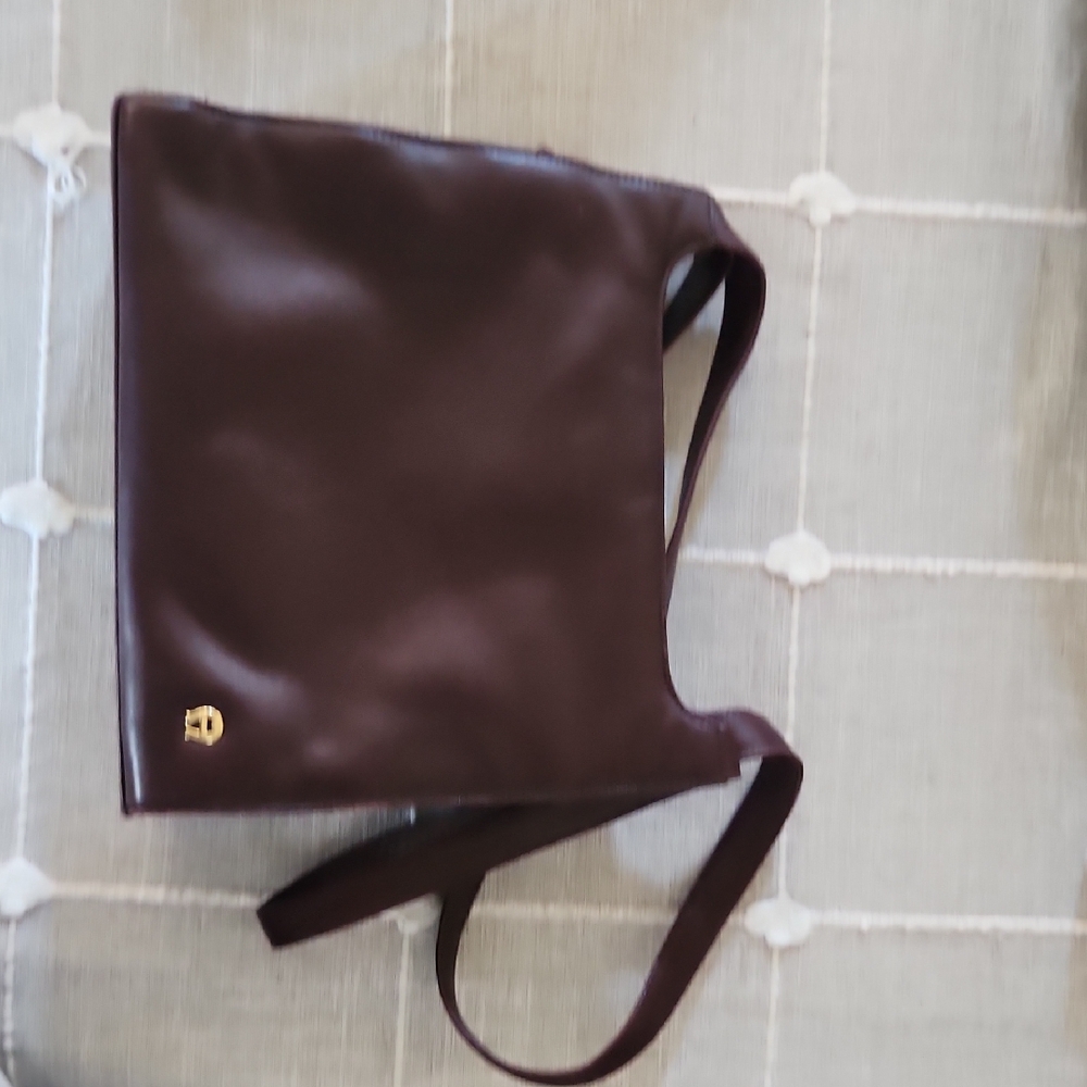 Etienne Aigner Rich Brown Shoulder Bag